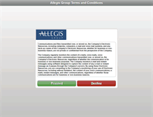 Tablet Screenshot of connect.allegisgroup.com